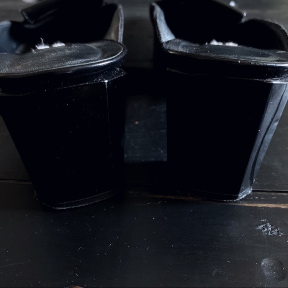 Stuart WEITZMAN Fringed Mules - Black - Picture 13 of 16